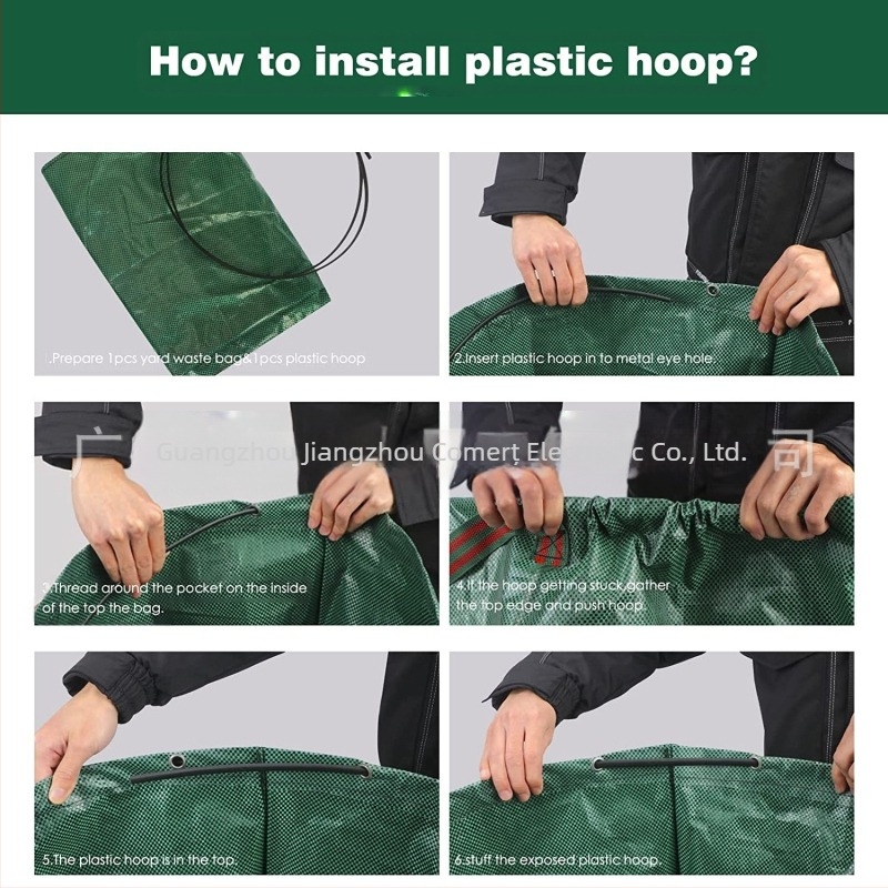 Sac de grădină, material PP, pentru gunoi de curte, fără import