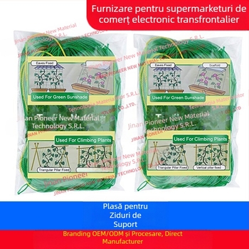 Plasă plastic pentru urcarea plantelor Blazetrail – pentru grădini de acasă, balcoane cu legume, parcuri
