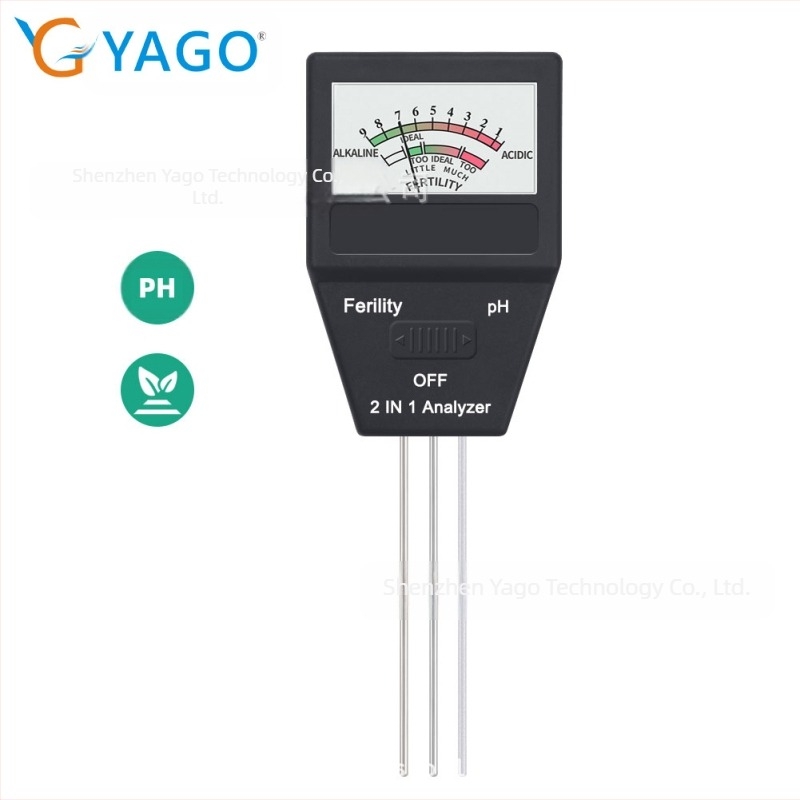 Detector de sol în două funcții – precizie pH 0,1, model TPH01801, instrument de diagnosticare a solului