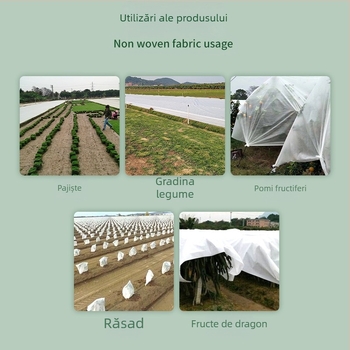 Pânză de protecție pentru grădină împotriva frigului (PP polipropilenă, prelata din plastic, origine Foshan)