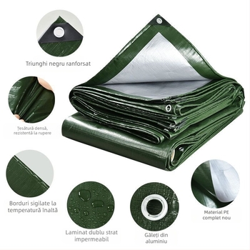 Pânză impermeabilă din polietilenă pentru prelate – rezistență la ploaie, protecție UV, izolație