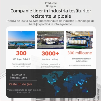 Covor de camping exterior, gros, cu două fețe – material PE, impermeabil, protecție UV