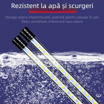 Lampă LED pentru creșterea plantelor - spectru complet, 5730 LED, 18 LED-uri, alimentare USB 5V, protecție IP66