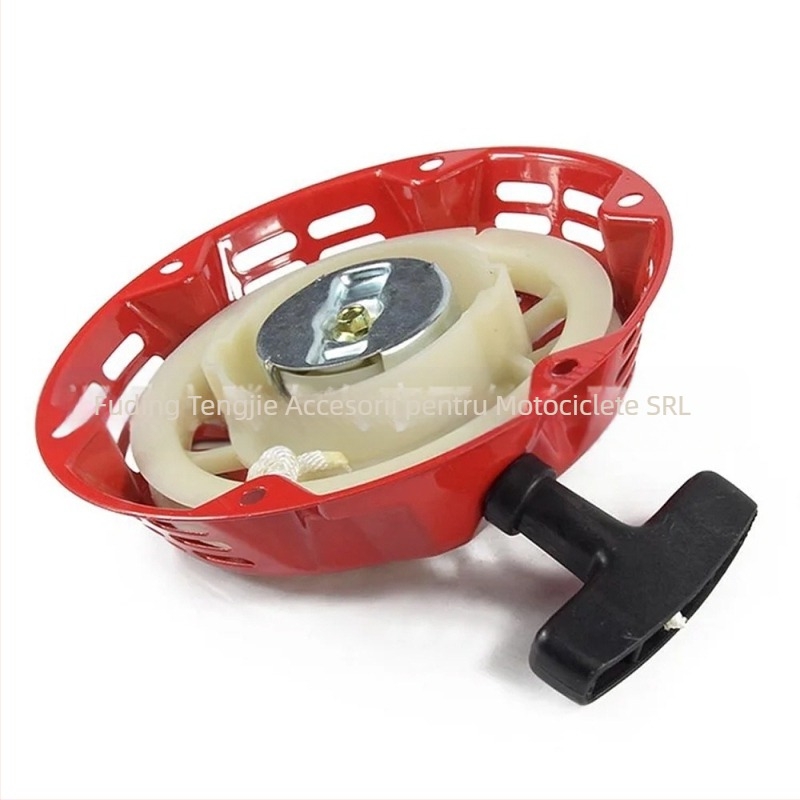 Ansamblu de pornire manual pentru pompa de apă 168 – TengJie, Nr. Accesoriu 15615, Găuri standard de montaj