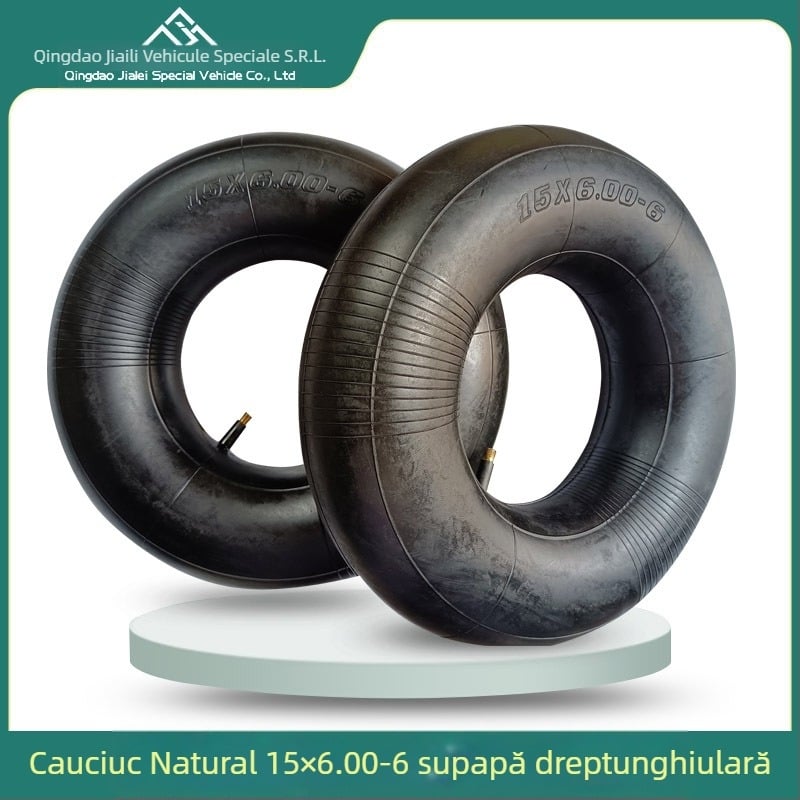 Camera internă pentru anvelopele mașinilor de tuns iarba — OEM Jia Lei; Producător: Qingdao Jialei Special Vehicle; Potrivită pentru mașini de tuns iarba, cărucioare de unelte, cărucioare și altele