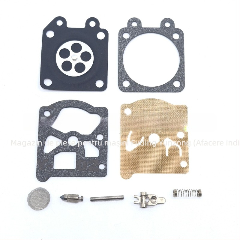 Kit de reparare a carburatorului pentru Walbro K11-WAT, D26-WAT și Stihl Partner; carburator mecanic, design cu piston plat de aspirație, compatibil cu A03979.
