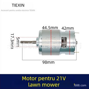 Rotor pentru mașină de tuns iarba 755 pentru motor cu baterie litiu 21V, marca Tiexin, bi-metalic
