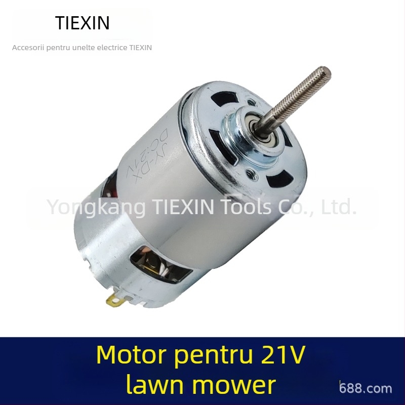 Rotor pentru mașină de tuns iarba 755 pentru motor cu baterie litiu 21V, marca Tiexin, bi-metalic