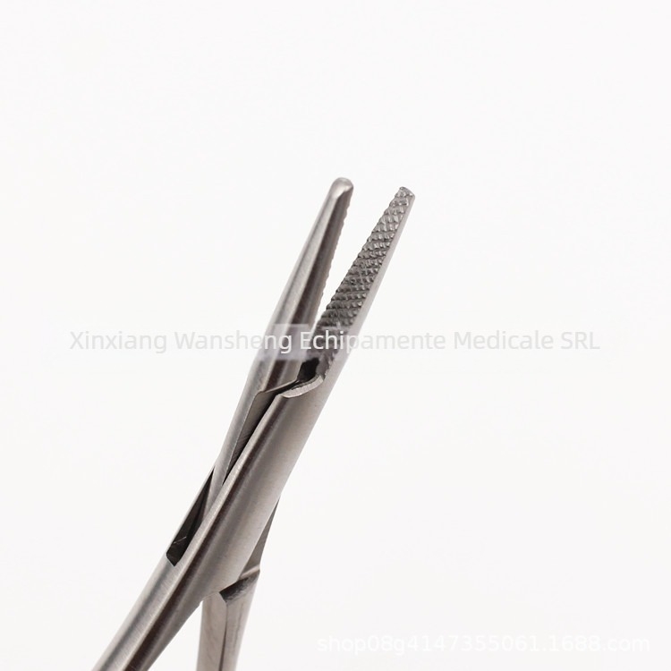 Prindător de ace dentar, tip end, oțel inoxidabil, pentru adulți, set de 100 buc.
