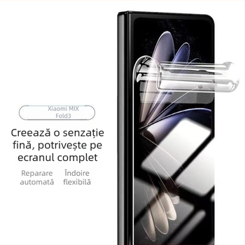 Protecție ecran Xiaomi Mix Fold 3 – film hidrogel pentru ecranul frontal, acoperire completă, HD, rezistent la praf, anti-explozie