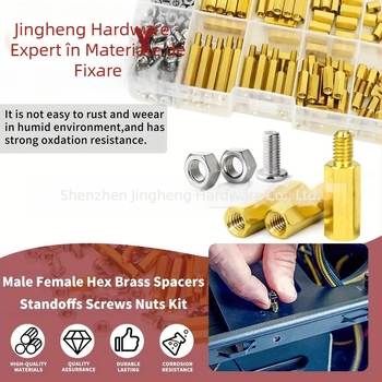 Set de 176 piese din alamă cu stâlpi izolatori și piulițe cu șuruburi, suprafață oxidată