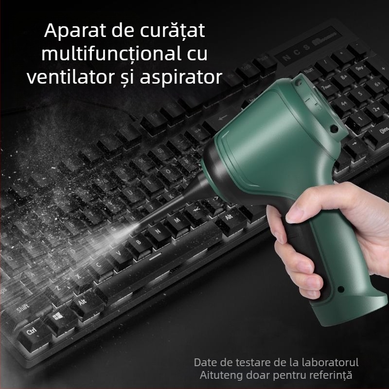 Aspirator fără fir pentru mașină și casă, mâner, 120W, recipient praf, utilizare duală, alimentare USB