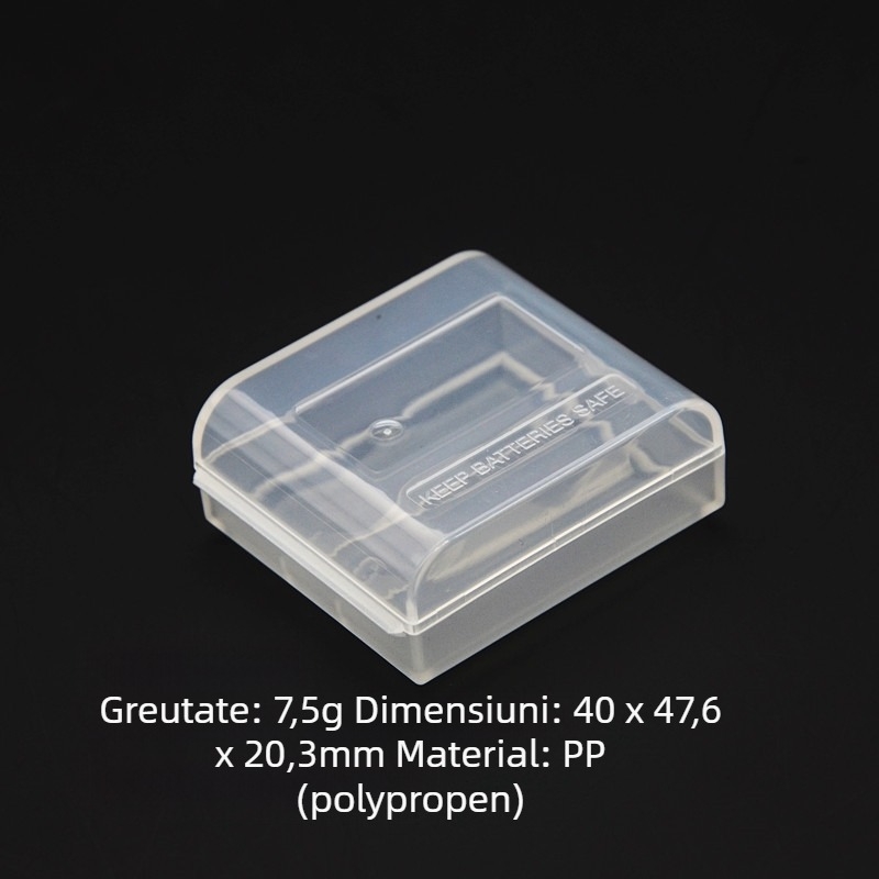 Cutie de stocare baterii, 2 celule, compatibilă cu 16340, RCR123, CR2, 14250 — Yixuan