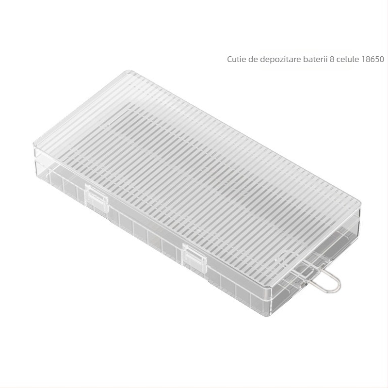 Cutie pentru baterii 18650, 8 compartimente, material nou, brand Yixuan
