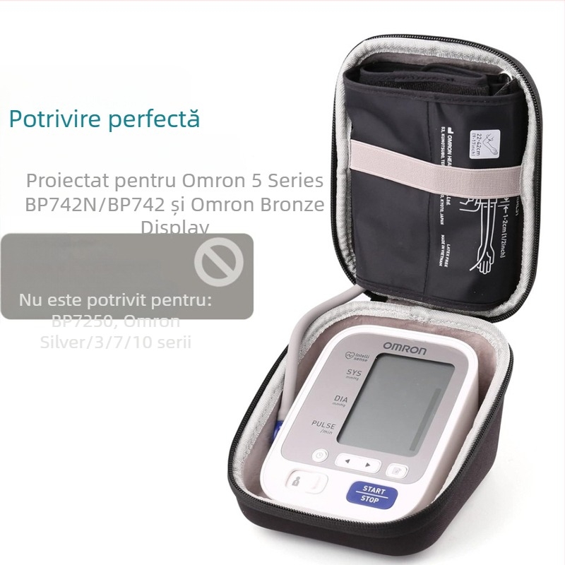 Geantă de depozitare pentru monitor de tensiune arterială Yifeng – geantă din nylon pentru călătorii, stil modern minimalist, multifuncțională