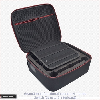 Geantă EVA pentru Nintendo Switch, confecție cu aspect de cutie, potrivită pentru consola Nintendo Switch, greutate 0,85 kg, origine Shenzhen