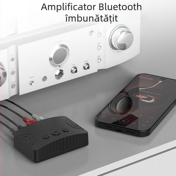 Receiver Bluetooth pentru Muzică R20 cu alimentare Type-C, ieșire AUX/RCA, Plug-and-Play, Bluetooth 5.3, rază de până la 10 m