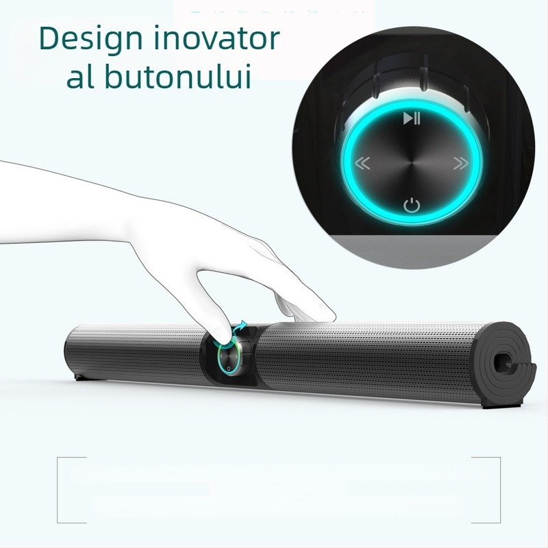 BS-55 Bară de sunet Bluetooth fără fir – 2x10W, Bluetooth 5.3, 20Hz-20kHz, SNR ≥75dB, IPX4