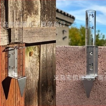 Cadru de montaj pentru pluviometru din oțel inoxidabil, suport cu coloană pentru grădină/exterioară, model XY-126