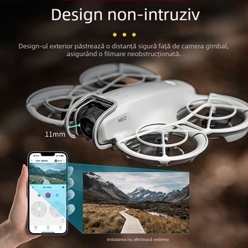STARTRC bară metalică de protecție anti-coliziune pentru gimbal DJI NEO – accesoriu ușor