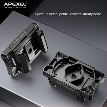 APL-F002 Clip pentru telefon monocular cu adaptor pentru ocular de microscop, clip metalic multifuncțional