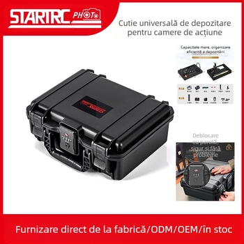 Cutie de stocare pentru cameră cu încuietoare cu parolă, PP, 10 L, IP67 impermeabil, compatibil GoPro HERO, DJI Action Pocket, Shadow Stone Ace Pro