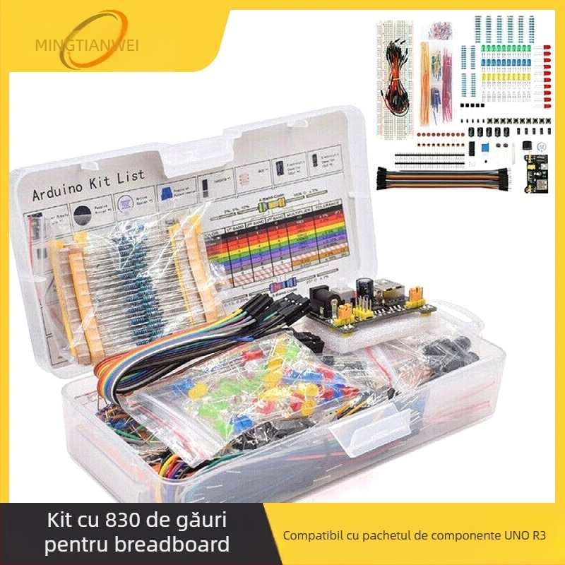 Kit de inițiere Arduino Uno R3 — Pachet de componente, marca Tomorrow Micro