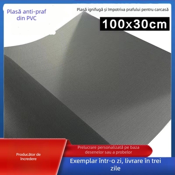 Capac plasă de protecție împotriva prafului pentru difuzoare PC și carcasa calculatorului, plasă PVC autoadezivă