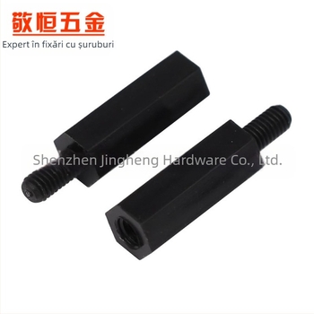 Set șuruburi și piulițe M3 din nailon, cu coloane izolatoare, ambalat într-o cutie