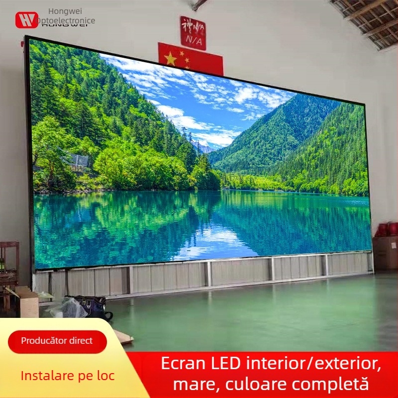 Display LED interior cu pas mic P1.25, rezoluție 1920x1080, 640000 pixeli, modul 320x160, 256 niveluri de gri
