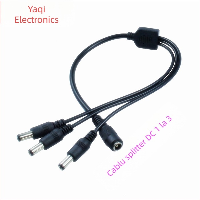 Distribuitor DC 1 la 3 pentru LED, conductor din cupru, 12V DC, fără sudură