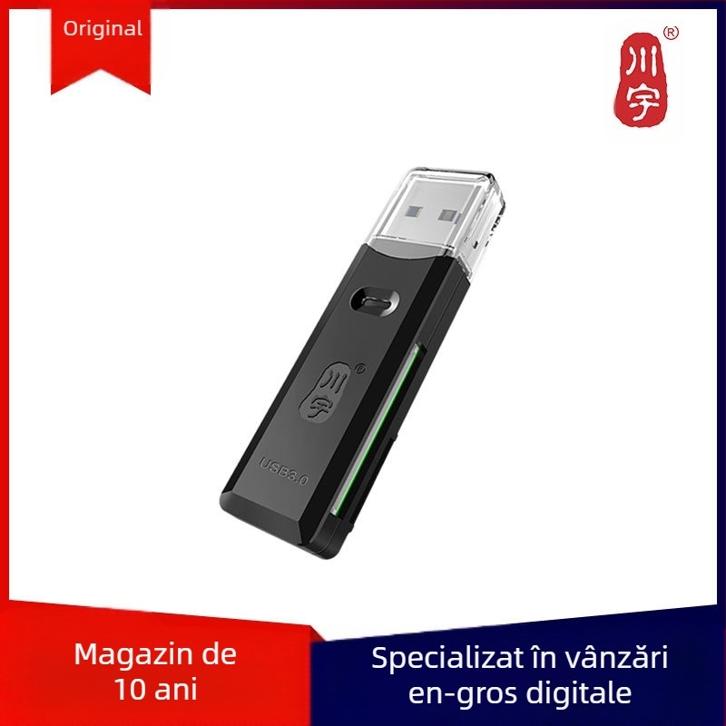 C396 Cititor USB 3.0, 2 în 1 pentru TF/SD
