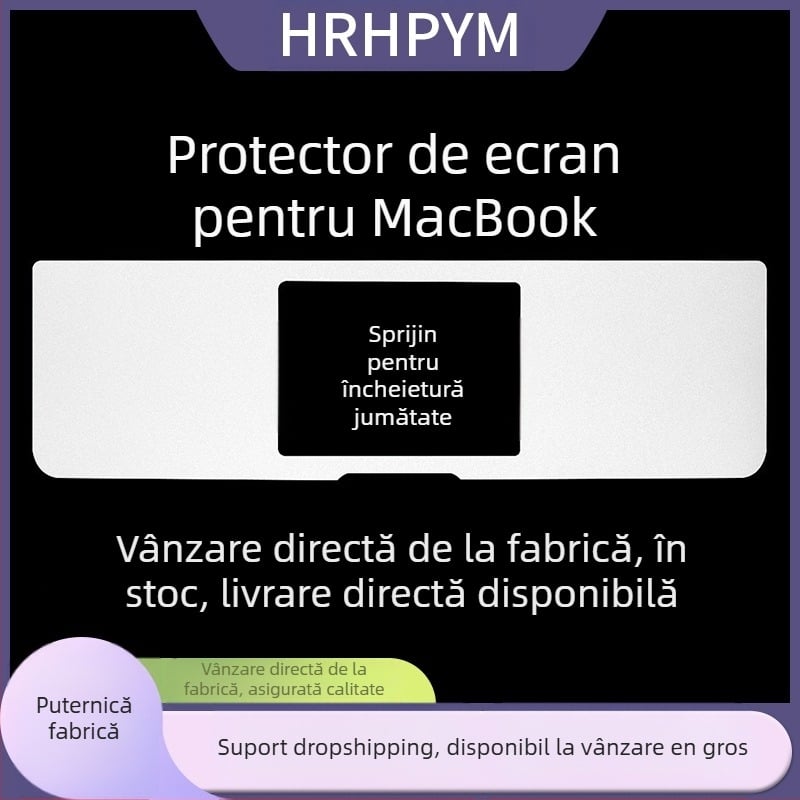 HRH Film pentru sprijin parțial al încheieturii pentru MacBook Pro și MacBook Air – Film PVC protector