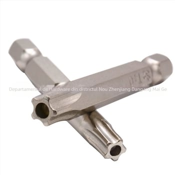 Set de 7 bituri Torx, magnetice, din oțel S2 pentru unelte