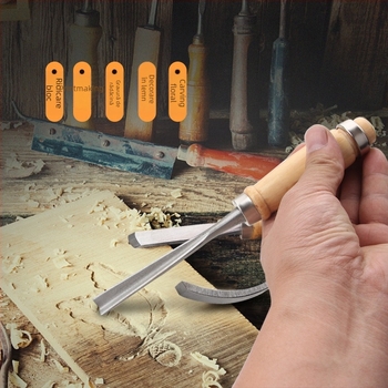 Set de unelte pentru sculptură în lemn – 12 piese, cuțite și dalte pentru cioplire, sculptură rădăcină făcută manual, unelte de prelucrare a lemnului