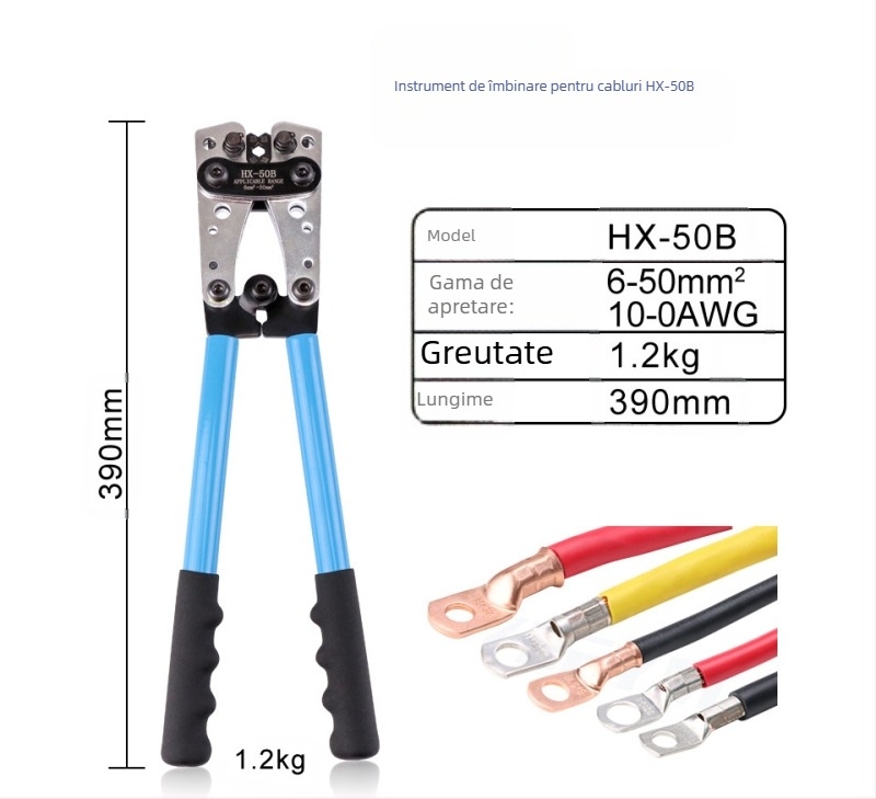 Clește crimp terminal, Tershun, oțel carbon înalt, 300 g