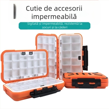 Cutie pentru accesorii de năluci, protecție la praf, pentru pescuit pe stânci, set de fire