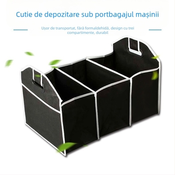 Cutie pliabilă de portbagaj din material nețesut, cu mâner – depozitare