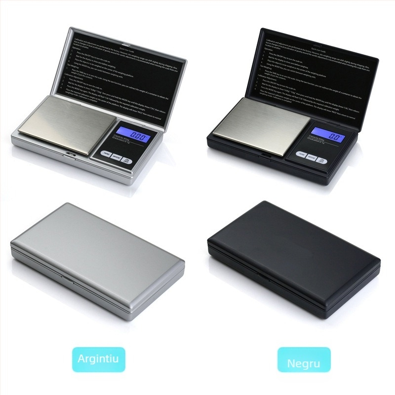 DGGY-258 Cântar de buzunar portabil — oțel inoxidabil, mini cântar electronic pentru bijuterii, precizie 0,01 g