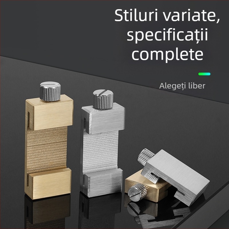 Ruletă din oțel cu bloc de poziționare pentru tâmplărie - Bunter, 300 mm, locator pentru marcaj