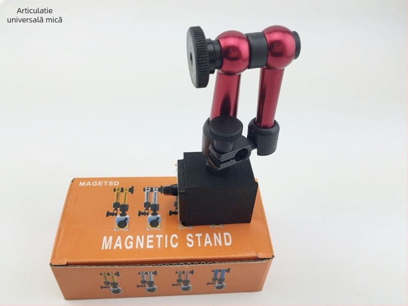 Bază indicator rotativ 360°, suport universal pentru instrumente de măsură, bază magnetică