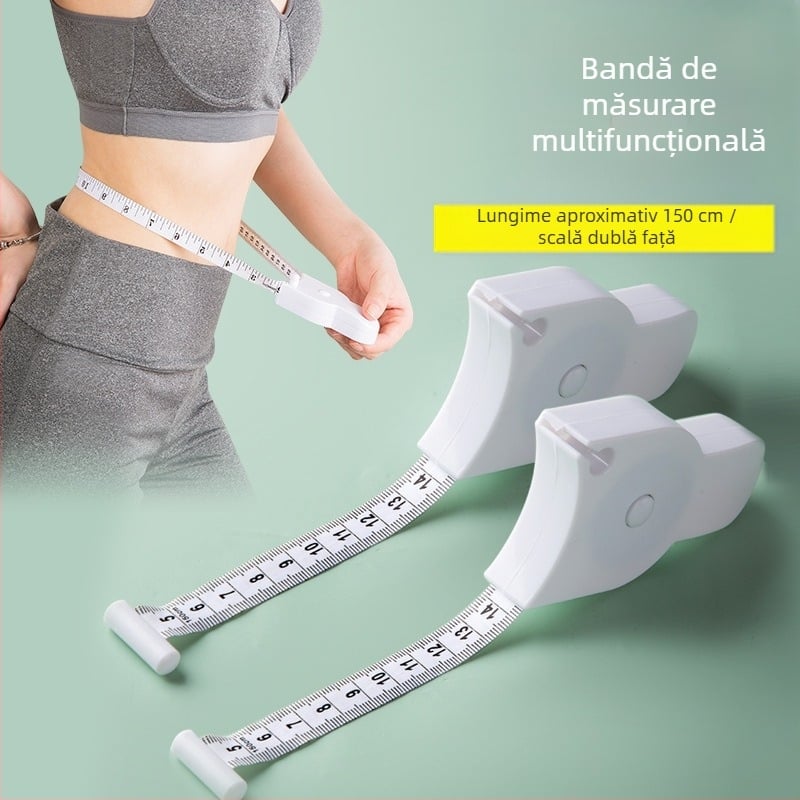 Rigă de măsurare a circumferinței corpului în formă de Y | Material: ABS/PVC/fibră de sticlă | Lățimea benzii: 1,5 | Măsurare versatilă pentru talie, șolduri, braț, picior și abdomen