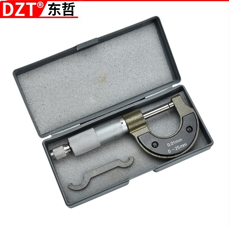 MFTOOLS Micrometru 0-25 mm, cardă de micrometru și calibru vernier