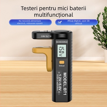 DT169 Tester de tensiune pentru baterii uscate, afișaj digital, interval 1.2–5.0 V, brand Far-created