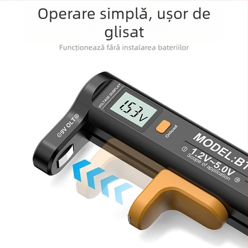 DT169 Tester de tensiune pentru baterii uscate, afișaj digital, interval 1.2–5.0 V, brand Far-created