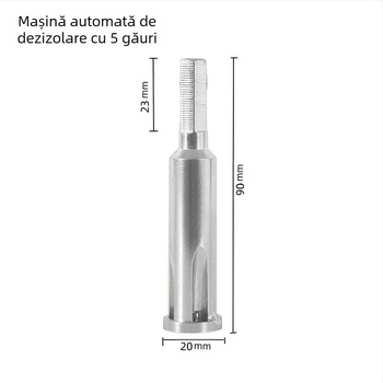 Conector terminal paralel pentru cablu — fără decojire, oțel dur, 220V, pentru fire de 5 conductori 4 mm², înfășurare rapidă