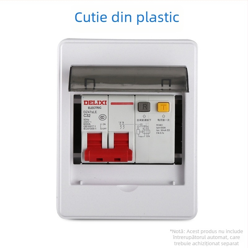 Cutie de protecție împotriva scurgerilor, ABS, montaj pe suprafață, 2-4 poli, 63 A, certificat CCC