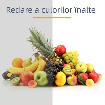 Cupă lampă din aluminiu placat cu plastic, LED 12x2835, 5W, 220V, 1200 lm, fascicul 180°