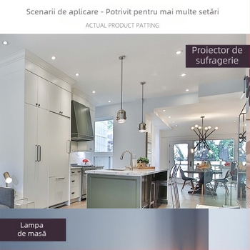 MR11 LED spot, 12V AC/DC, 3W, 11 COB LED-uri, fascicul de 180°