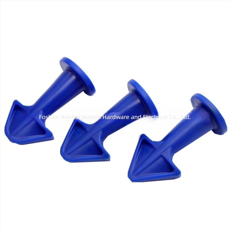 Set de instrumente pentru frumusețe și cusut, din plastic, format din cinci piese, cu racletă cu unghiuri multiple, duză ascuțită și spatulă pentru lipici